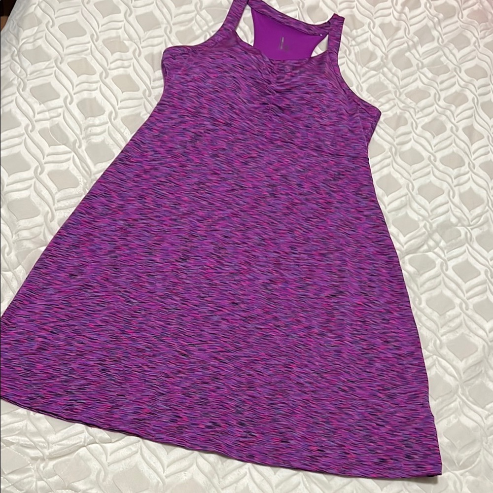 Purple Racer Back Dress - Picture 5 of 12
